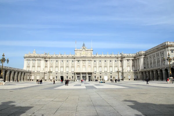 Königspalast in Madrid lizenzfreie Stockfotos