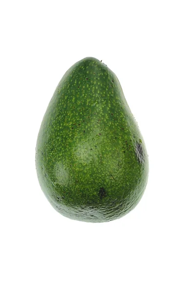 Avokado över vita — Stockfoto