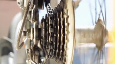 arka mtb kaset zinciri ile