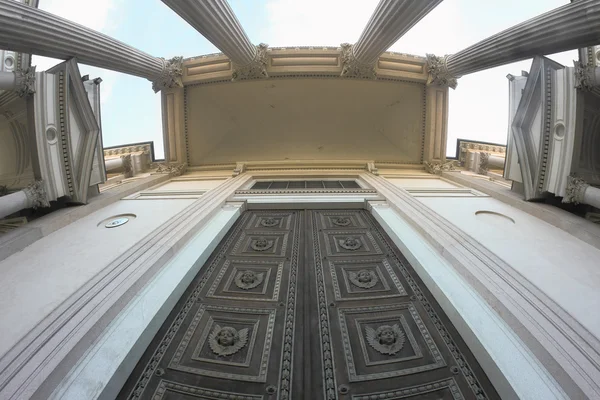 Novara Cathedral gate — Stock Fotó