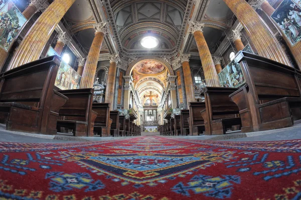 Novara katedral iç — Stok fotoğraf