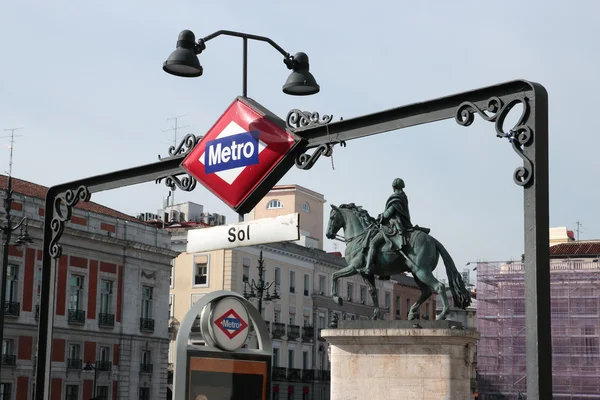 Madrid metro — Foto de Stock