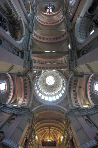 Basilica soffitto a Novara, Italia — Foto Stock