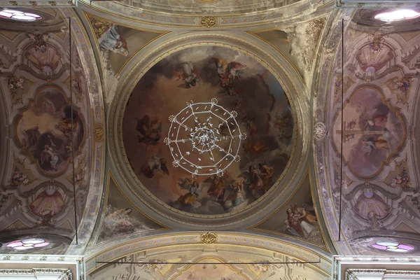 Barok tavan fresklerine — Stok fotoğraf