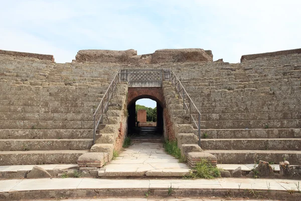 Ostia Antica 'da tiyatro — Stok fotoğraf