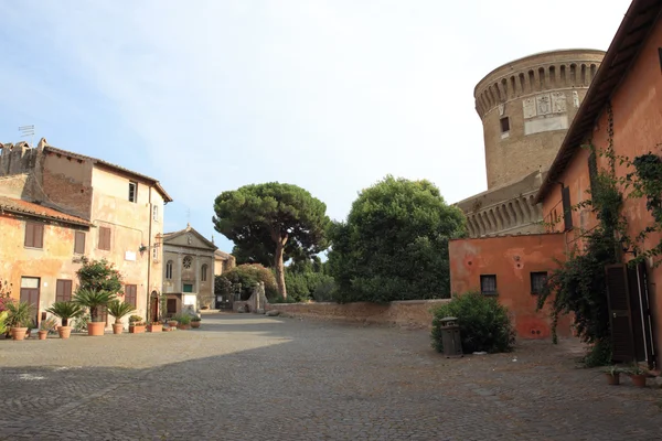 Giulio II kale ostia, Roma, İtalya — Stok fotoğraf