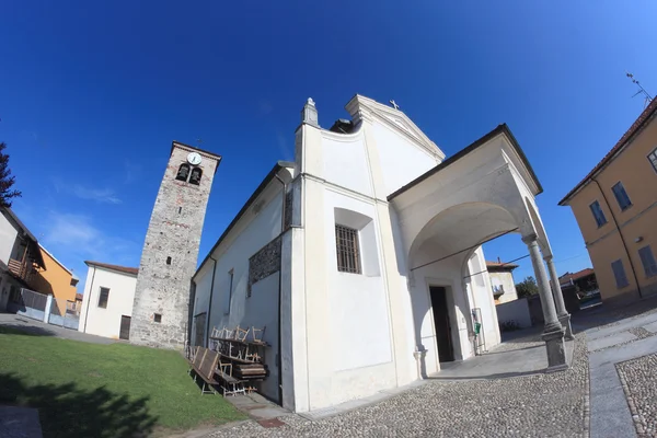 Eski kilisede cureggio, İtalya — Stok fotoğraf