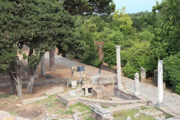 Decumano ancient Roman Road — Stock Photo, Image