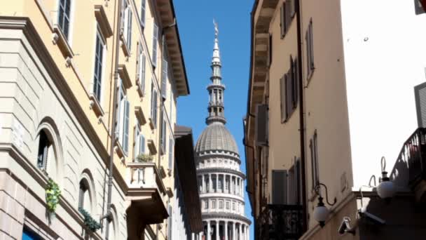 San gaudenzio katedral kubbe, novara, İtalya — Stok video