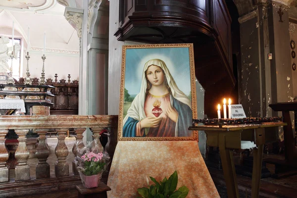 Heilige beeld van de Maagd Maria — Stockfoto