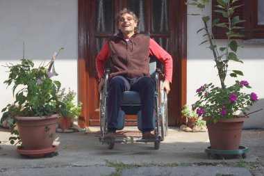 Tekerlekli sandalyede