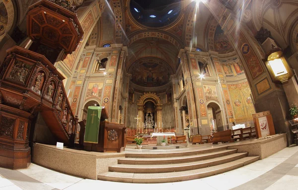 St joachim Roma'daki kilisenin iç — Stok fotoğraf