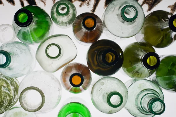 Sfondo bottiglie — Foto Stock