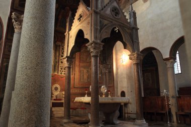 Cosmedin'deki Roma'da Santa maria
