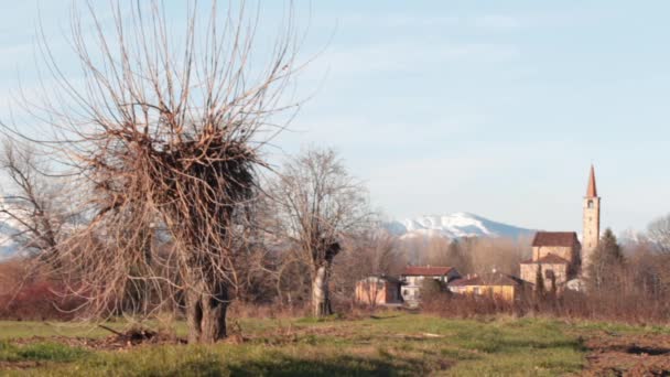 Alpen, Italië — Stockvideo