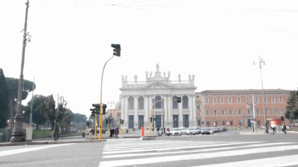 Basilica di san giovanni i laterano — Stockvideo