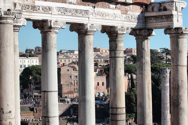 Temple of Saturn in Rome, Italy — Stock Photo, Image