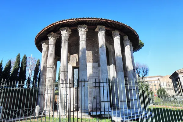 O Templo de Hércules Victor em Roma — Fotografia de Stock