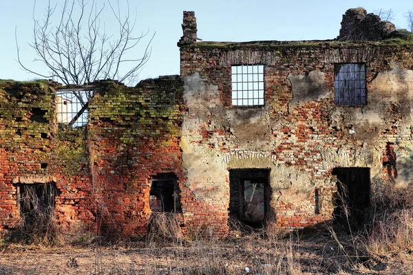 Oude boerderij ruïne — Stockfoto