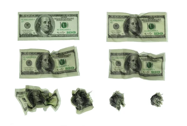 Dollar reeks set — Stockfoto