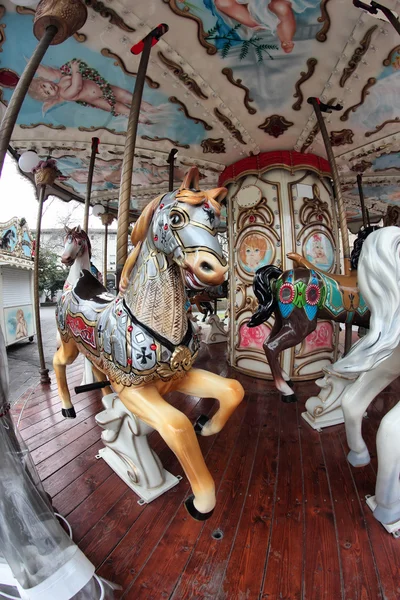 Horses carousel — Stock Photo, Image