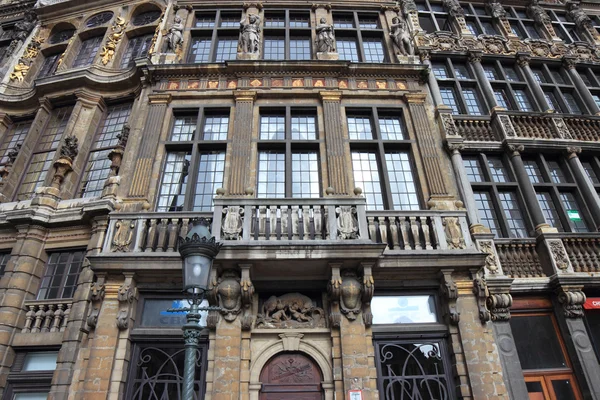 Grand Place fachada, Bruxelles — Fotografia de Stock