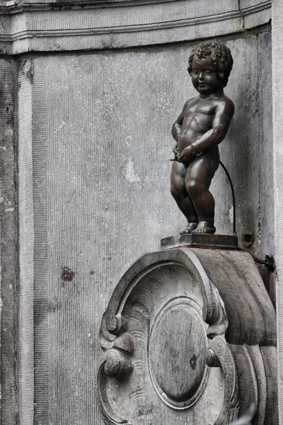 Manneken pis a Bruxelles — Foto Stock