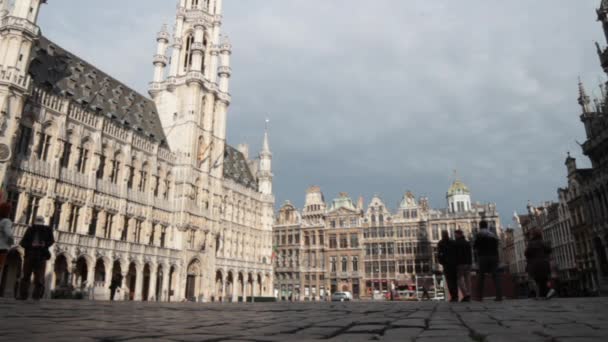 Grand miejsce, bruxelles — Wideo stockowe