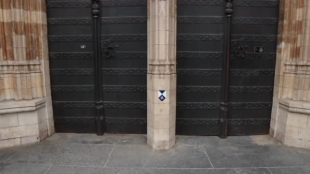 Iglesia de Sablon — Vídeo de stock