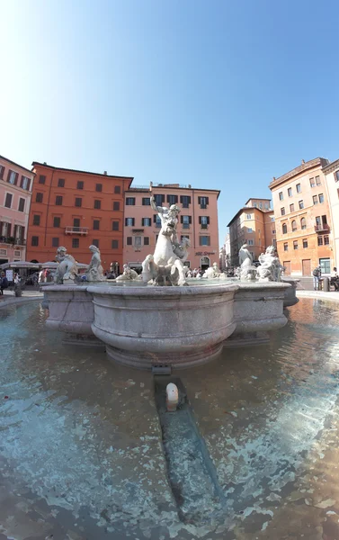 Fontana di Nettuno, Roma — Foto Stock