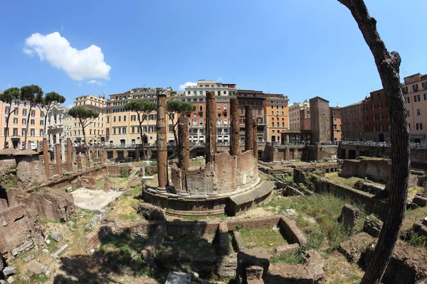 Largo di torre argentina in rome, Italië — Stockfoto