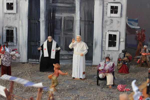 Miniatur mit Popo Bergoglio — Stockfoto