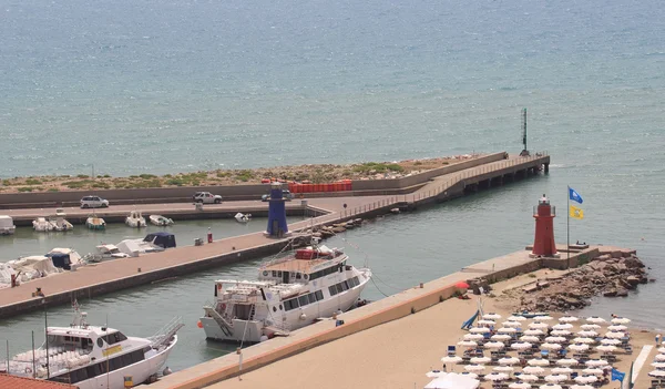 Castiglione della pescaia Hafen — Stockfoto