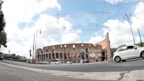 Colosseum, rome — Stockvideo