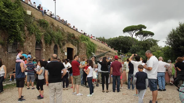 Cañón de Janiculum Hill en Roma — Foto de Stock