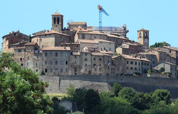 Anghiari Stadt in der Toskana — Stockfoto