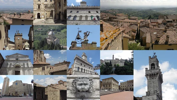 Montepulciano, toskana, italien — Stockfoto