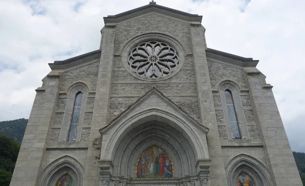 Italy July 2022 Exterior Madonna Del Sangue Church Vigezzo Valley — 스톡 사진