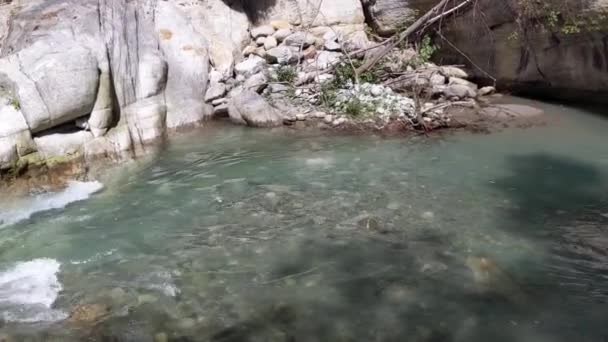 Potholes Giants Toce River Italy — Wideo stockowe