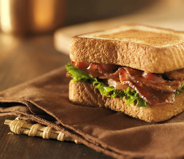 BLT bacon lettuce tomato sandwich — Stock Photo, Image