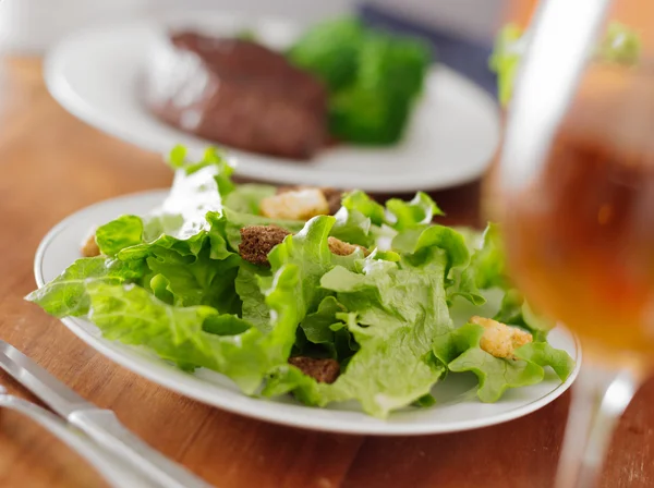 Green leafy salad — Stock Photo, Image