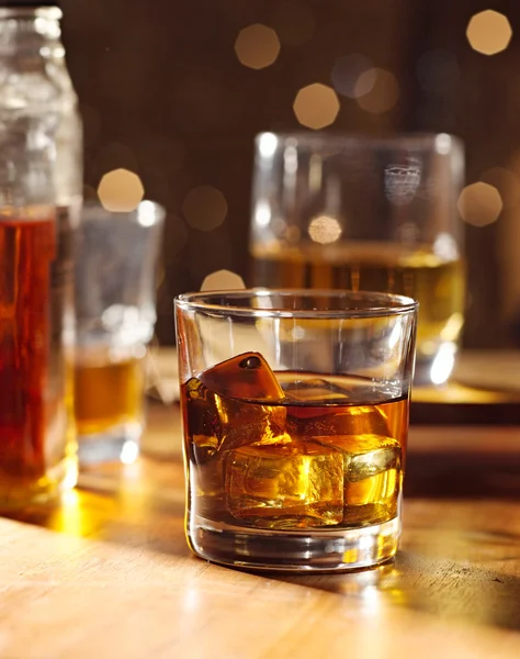 Whisky glas — Stockfoto