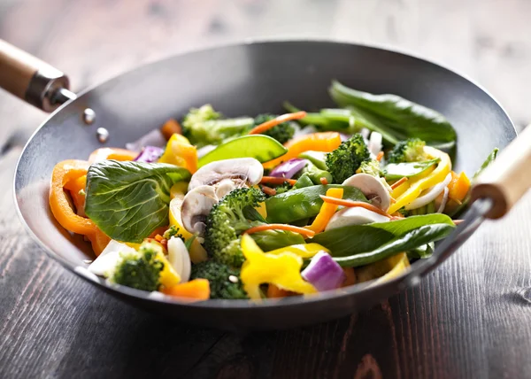 Vegetarian wok stir fry — Stock Photo, Image