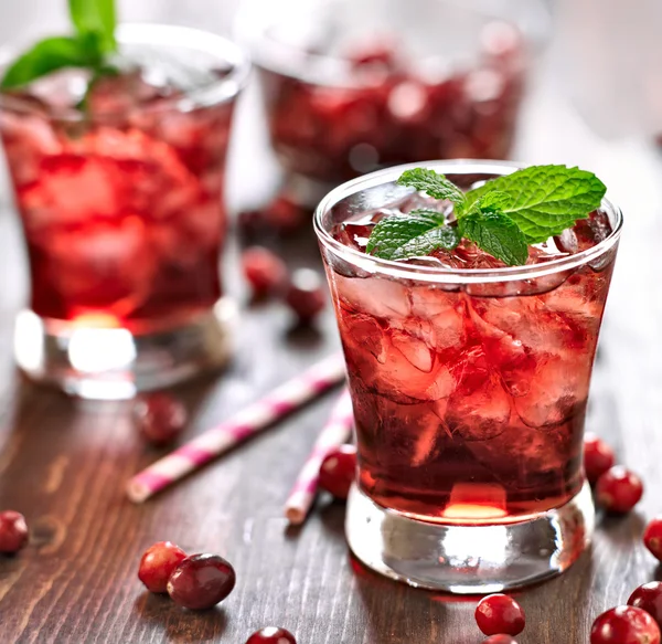 Tranbär cocktail — Stockfoto