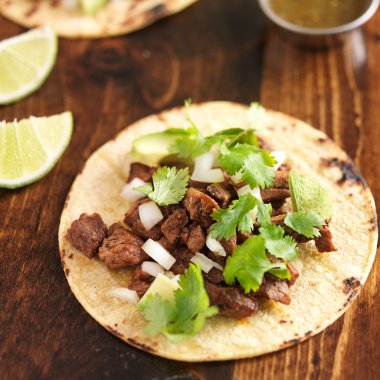 Meksika yemekleri - yumuşak tortilla Mısır taco