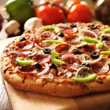 İtalyan pizzası.