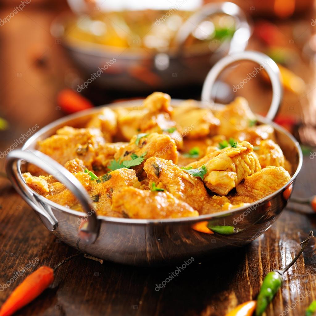 Indian chicken curry Stock Photo by ©resnick_joshua1 48934663