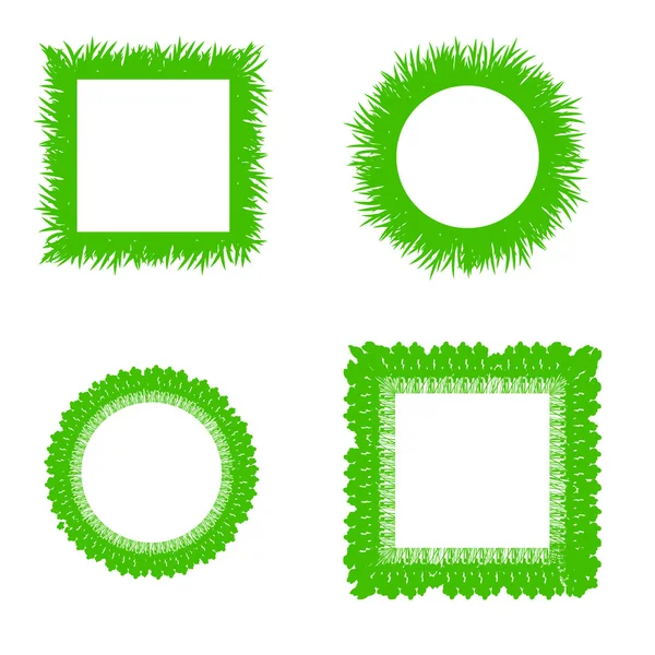 Травяные кустарники — стоковый вектор