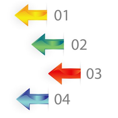 Modern tasarım minimal biçim bilgi şablonu