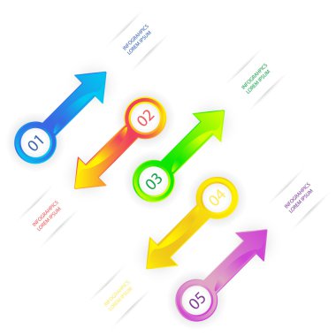 Modern tasarım minimal biçim bilgi şablonu